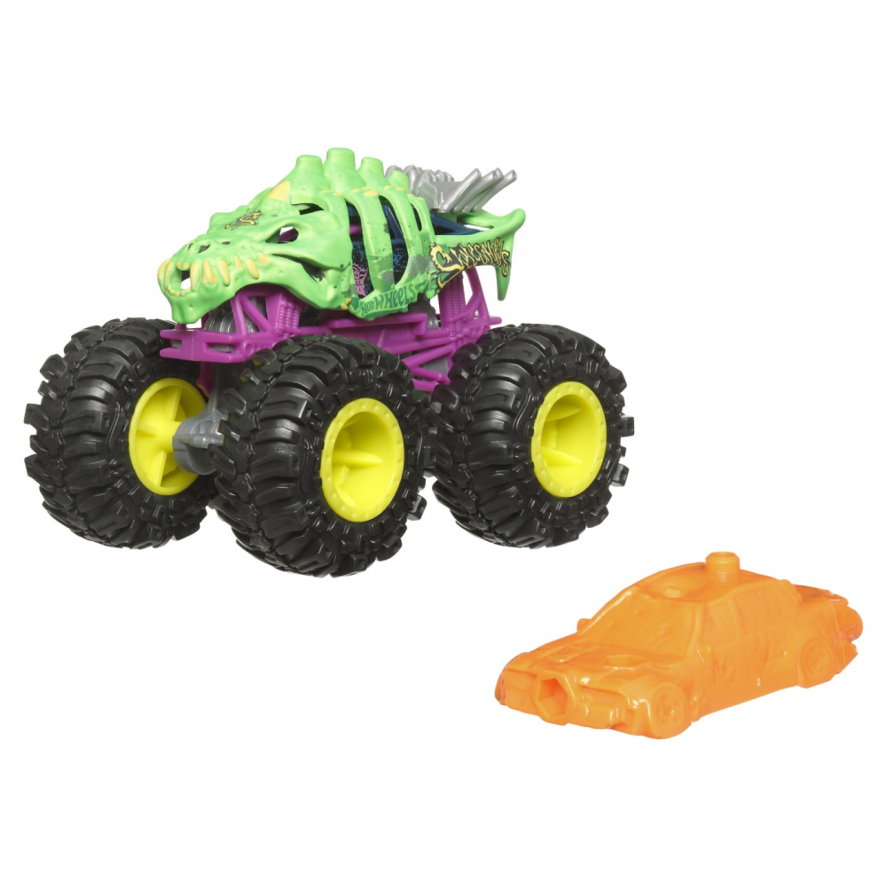 HOT WHEELS MONSTER TRUCK MASINUTA SKELESAURUS SCARA 1:64 [2]