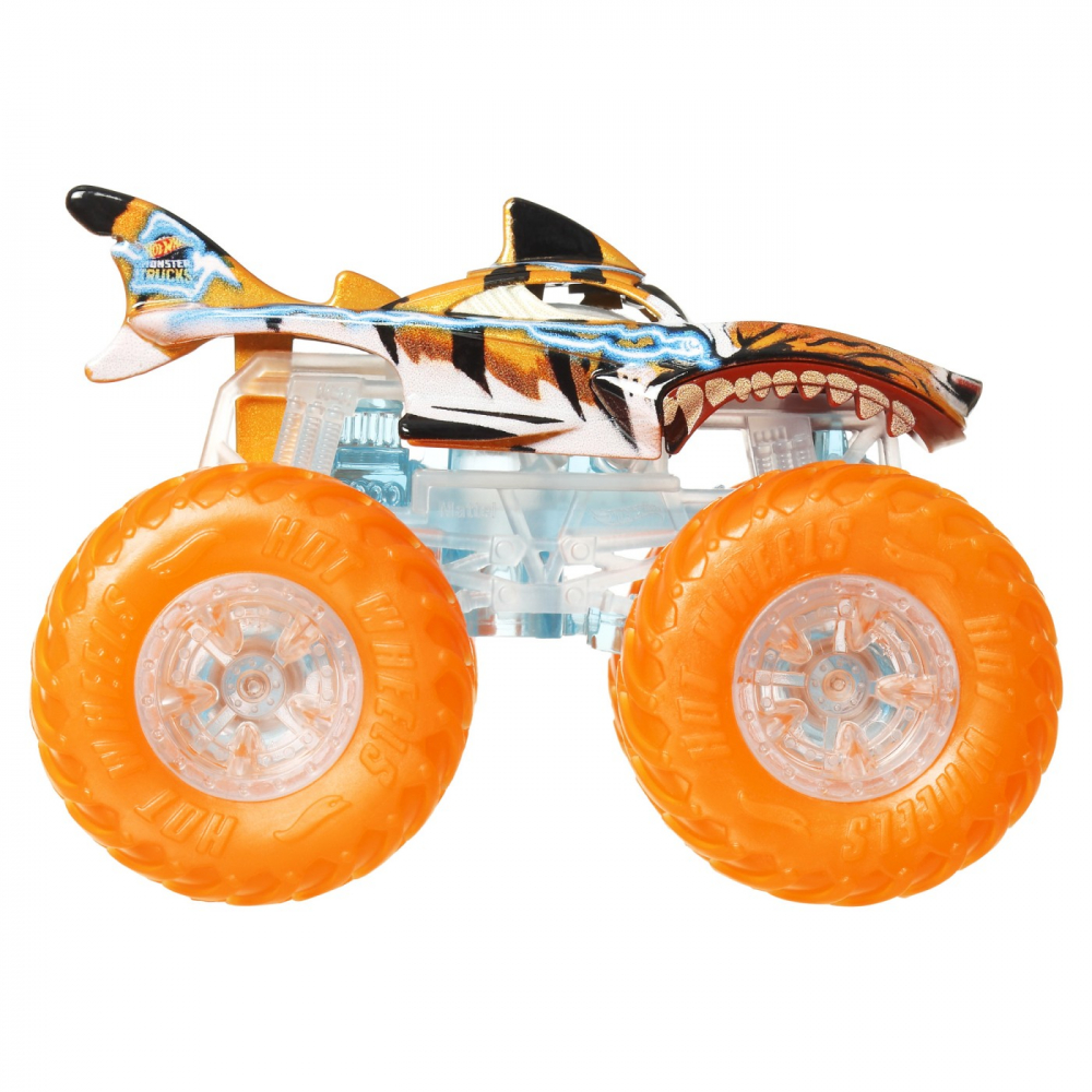 HOT WHEELS MONSTER TRUCK MASINUTA TIGER SHARK SCARA 1:64 [6]