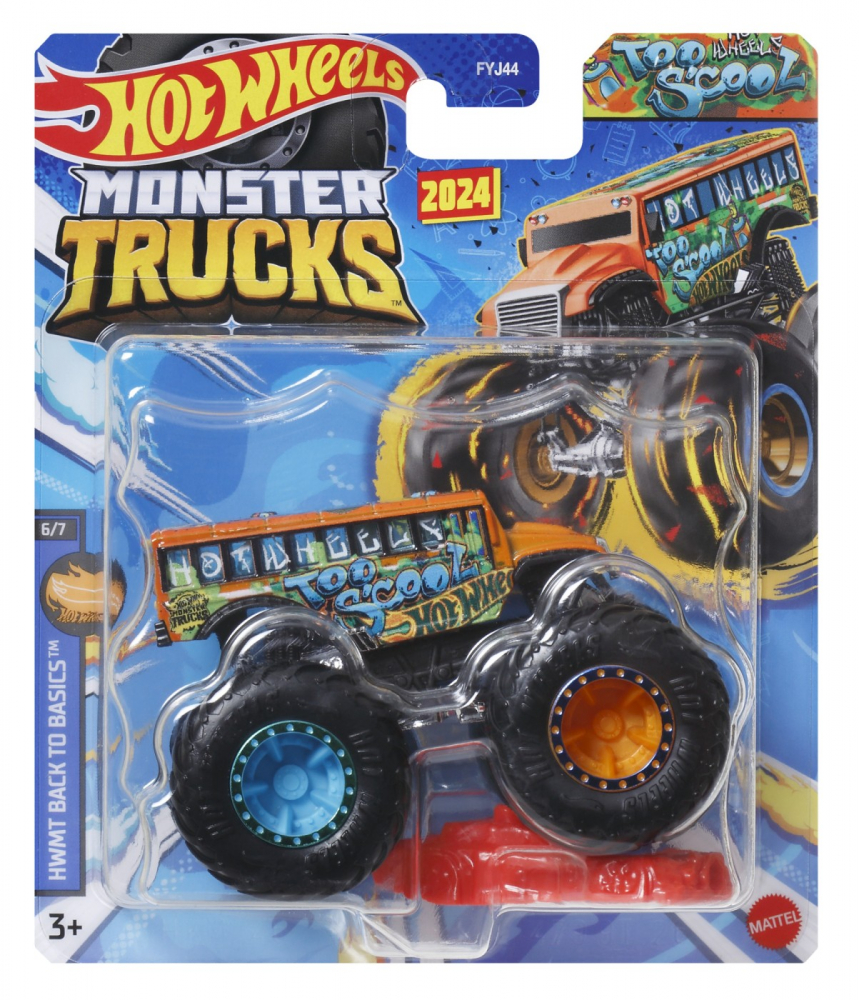 HOT WHEELS MONSTER TRUCK MASINUTA TOO SCOOL SCARA 1:64 [1]