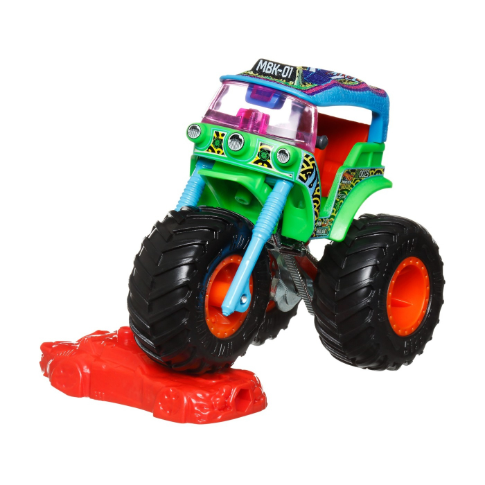 Hot wheels monster truck masinuta tuk n roll scara 1:64 [7]