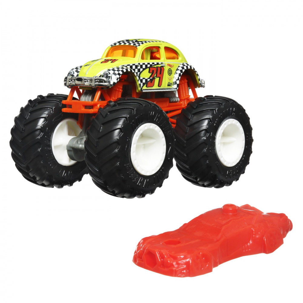 HOT WHEELS MONSTER TRUCK MASINUTA VOLKSWAGEN BEETLE SCARA 1:64 [4]