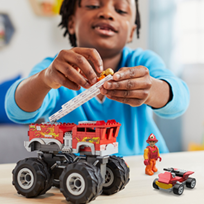 Hot Wheels Monster Truck Mega Set Construcție 5 Alarm  [3]