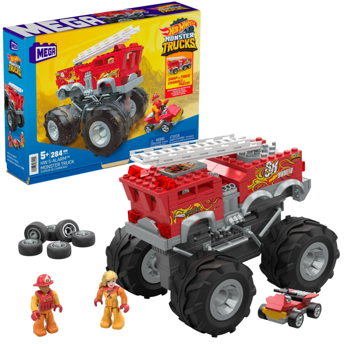 Hot Wheels Monster Truck Mega Set Construcție 5 Alarm  [5]