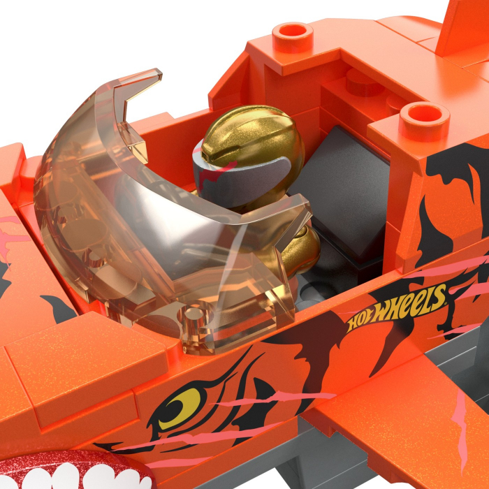 Hot Wheels Monster Truck Mega Set Construcție Cursa Tiger Shark Chomp  [7]