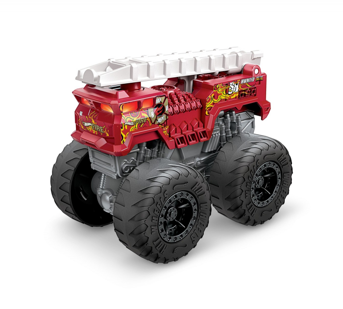 Hot Wheels - Monster Truck Roarin Wreckers 5Alarm cu Funcții și Sunete  [2]