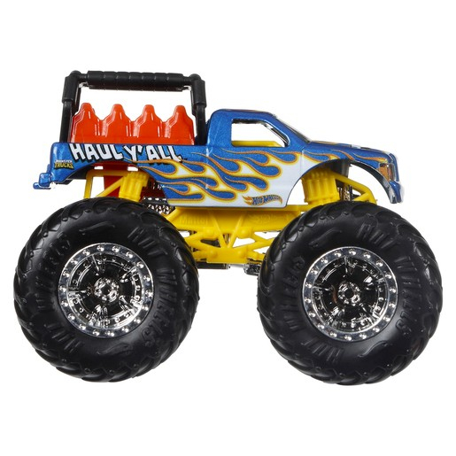 Hot Wheels Monster Truck Set 2 Masini Scara 1 La 64 Haul Yall Si Taxi [5]