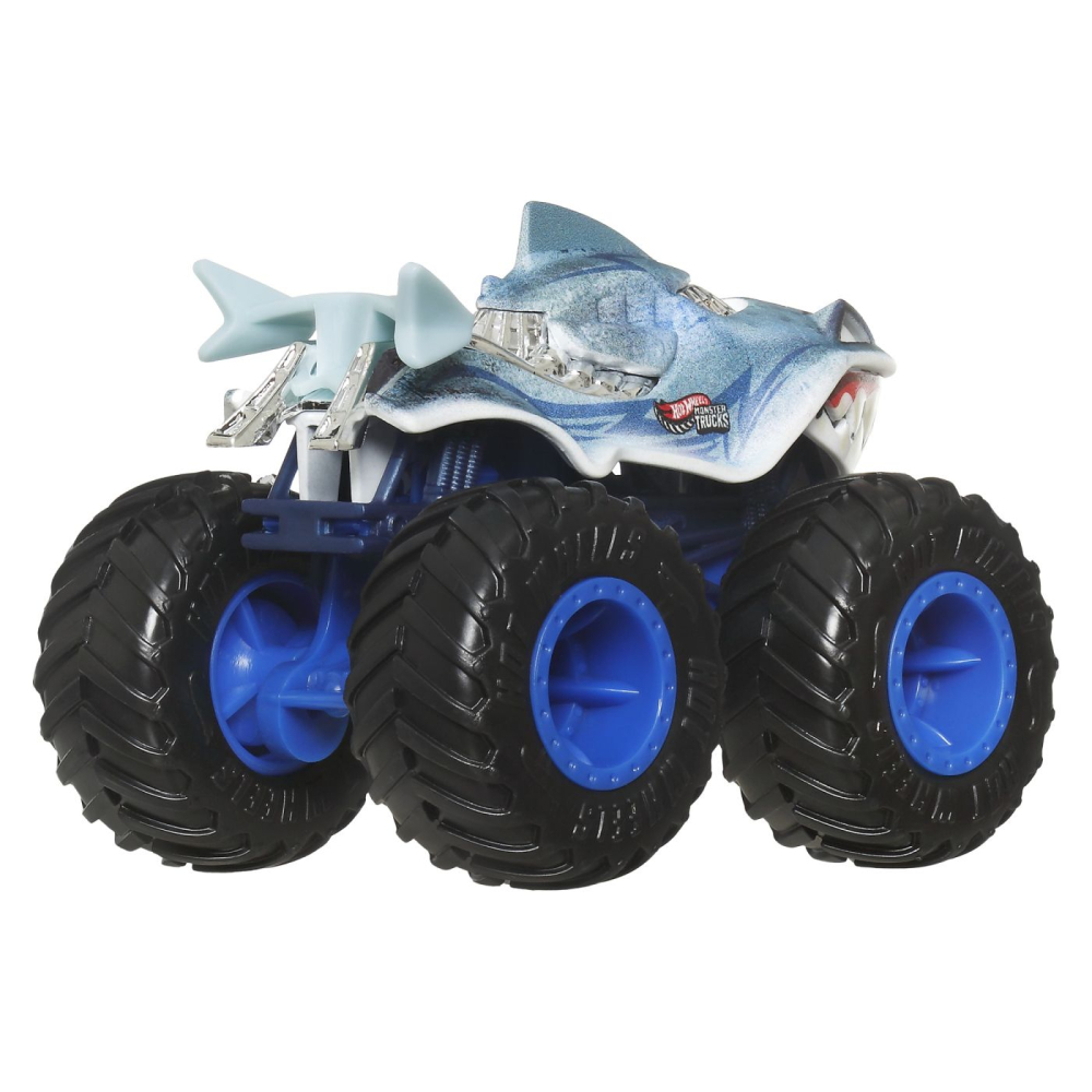 HOT WHEELS MONSTER TRUCK SHARKS VS DINOS MASINUTA GREAT BITE ECHIPA SHARK SCARA 1 LA 64 [4]