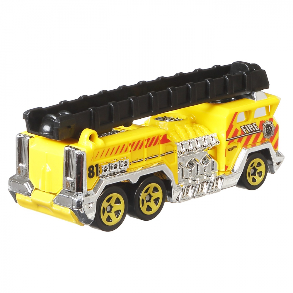 Hot Wheels Monster Truck Si Masinuta Metalica 5 Alarm [4]