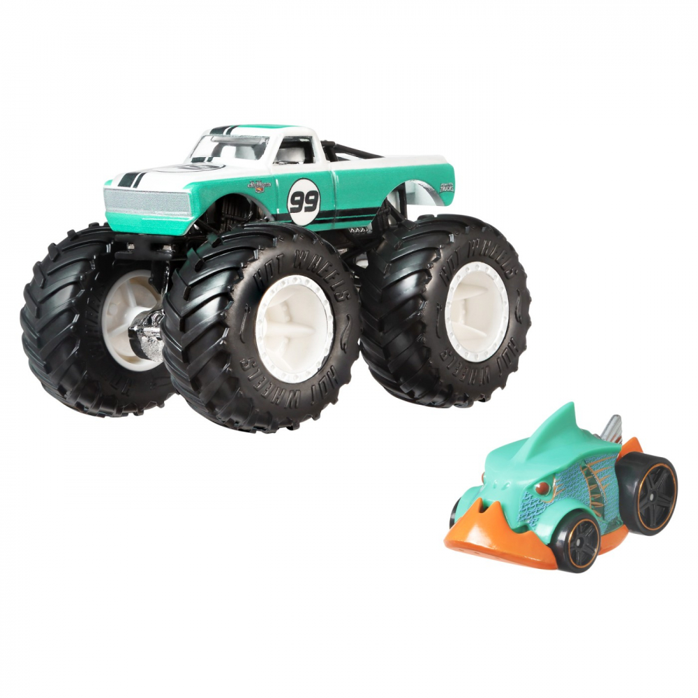 HOT WHEELS MONSTER TRUCK SI MASINUTA METALICA PURE MUSCLE [2]
