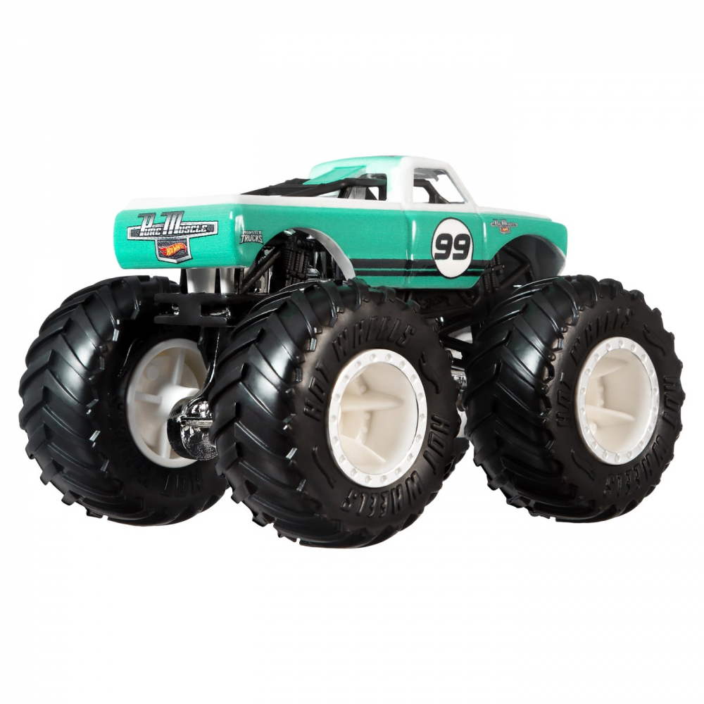HOT WHEELS MONSTER TRUCK SI MASINUTA METALICA PURE MUSCLE [3]