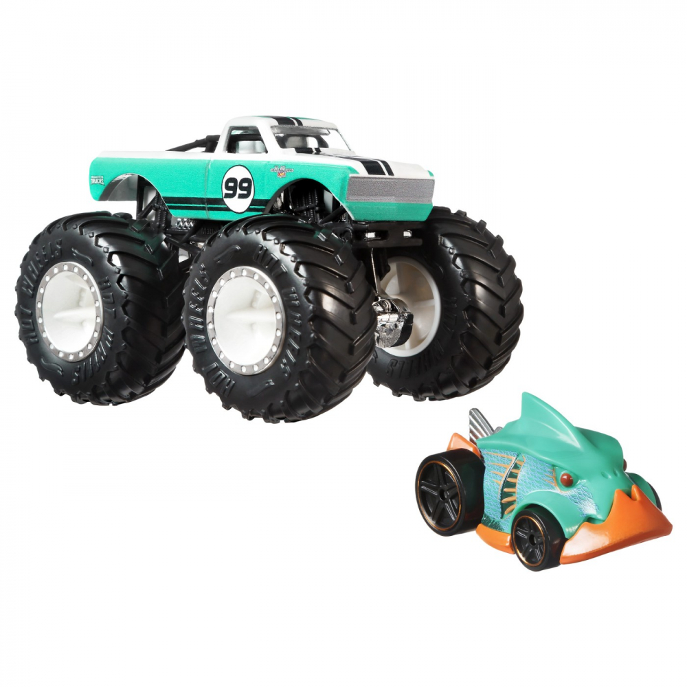 HOT WHEELS MONSTER TRUCK SI MASINUTA METALICA PURE MUSCLE [8]