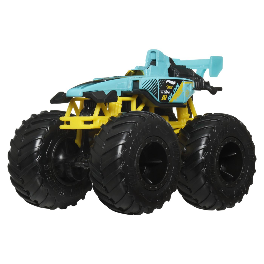 HOT WHEELS MONSTER TRUCK SI MASINUTA METALICA SLAM PRIX [7]