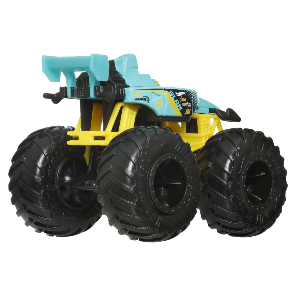 HOT WHEELS MONSTER TRUCK SI MASINUTA METALICA SLAM PRIX [4]