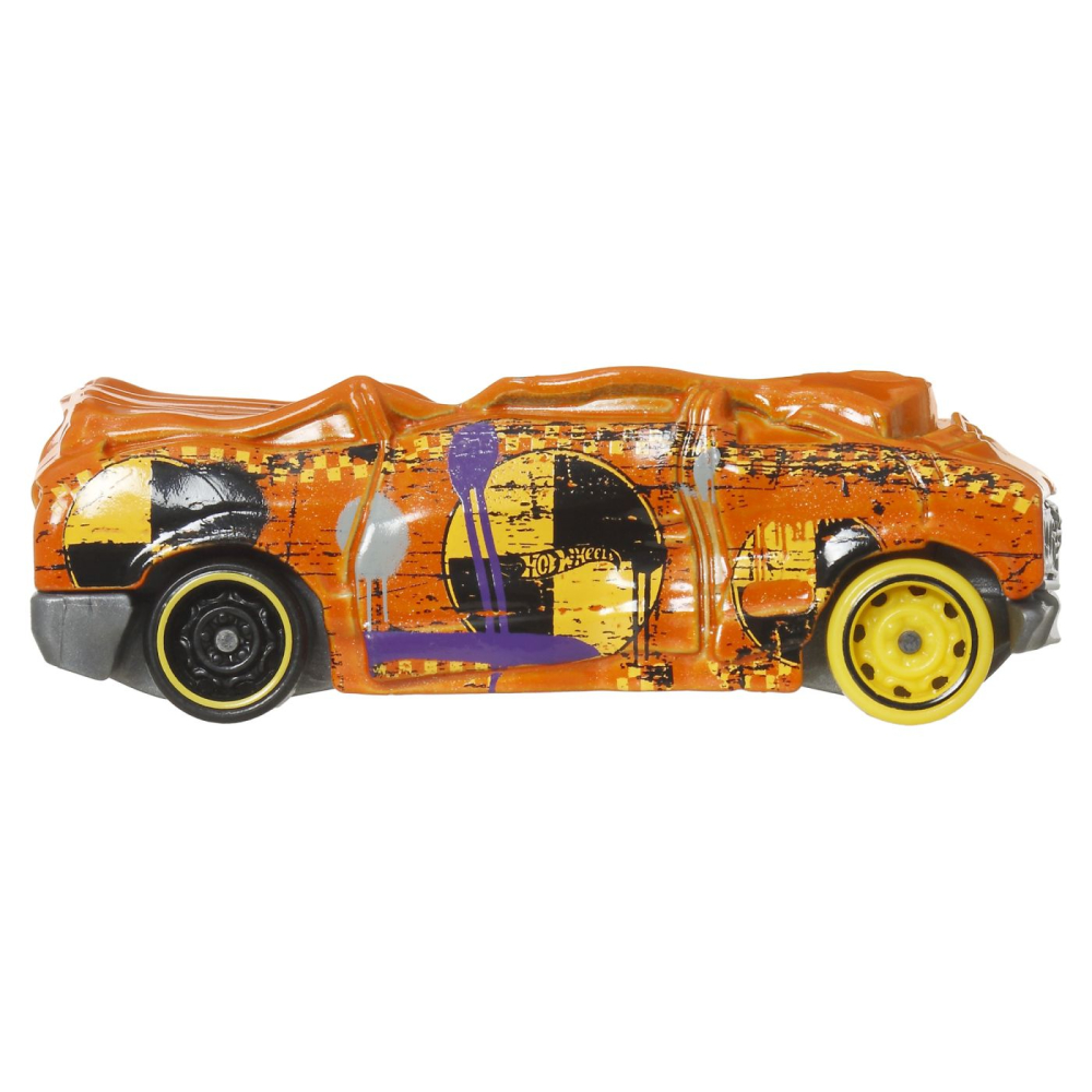 HOT WHEELS MONSTER TRUCK SI MASINUTA METALICA TOTALED GALBEN [4]