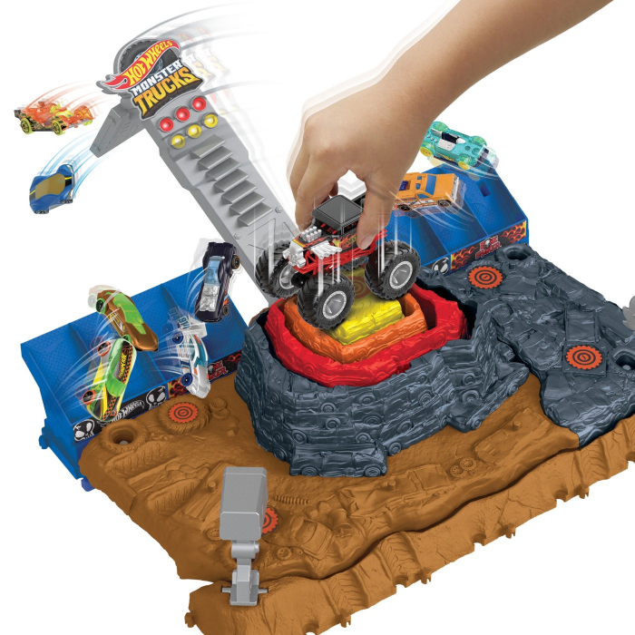 Hot Wheels Monster Trucks Arena Smashers Bone Shaker Arena Ultimate Crush [4]