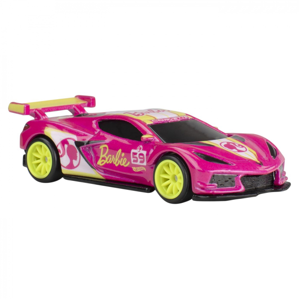 HOT WHEELS POP CULTURE MASINUTA METALICA BARBIE 65 CORVETTE C8 R SCARA 1:64 [4]
