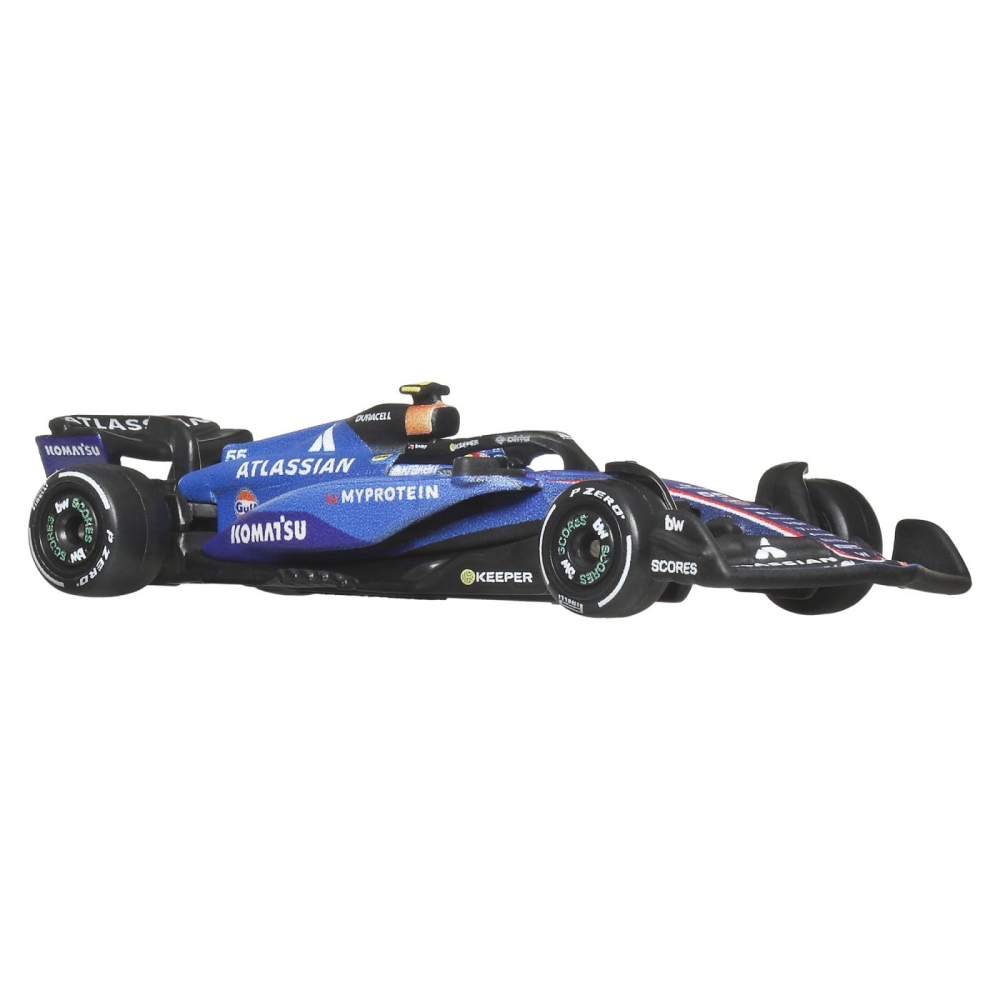 HOT WHEELS PREMIUM REAL RIDERS FORMULA 1 2024 MASINUTA METALICA ATLASSIAN WILLIAMS RACING SCARA 1 LA 64 [4]