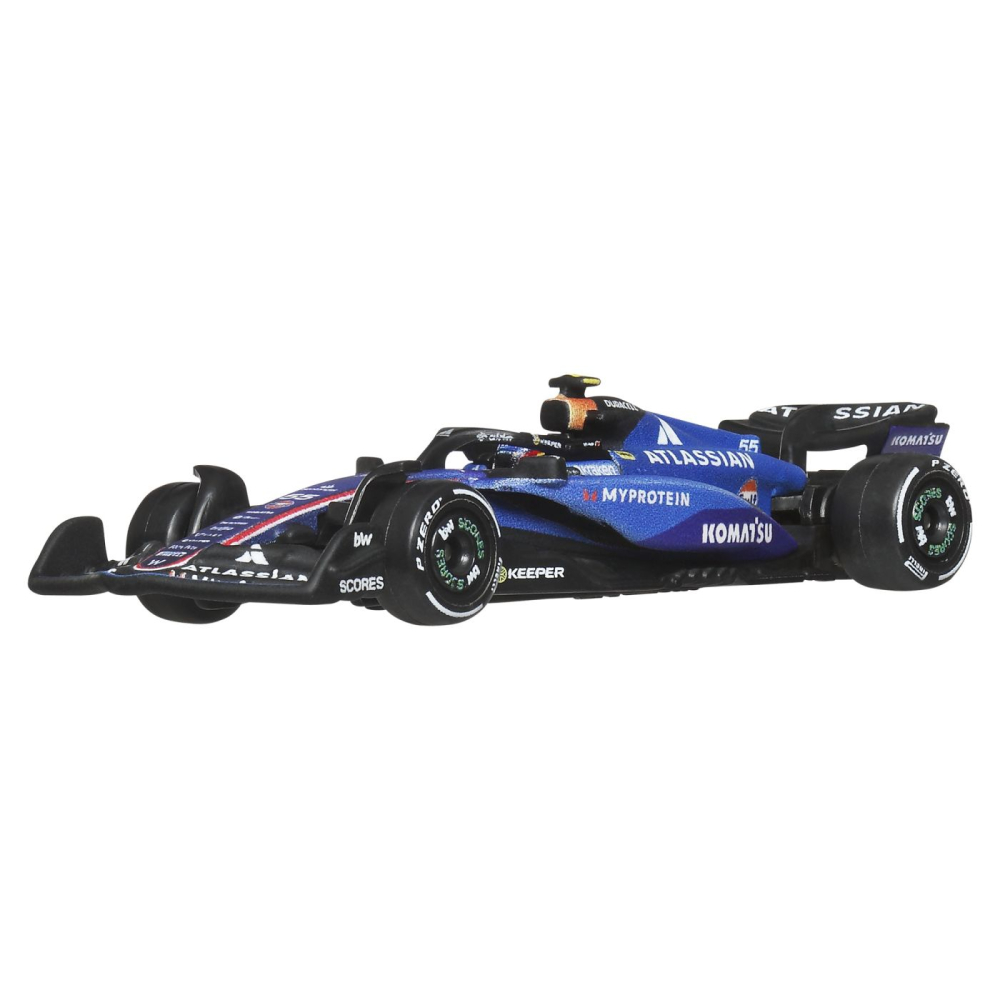 HOT WHEELS PREMIUM REAL RIDERS FORMULA 1 2024 MASINUTA METALICA ATLASSIAN WILLIAMS RACING SCARA 1 LA 64 [2]