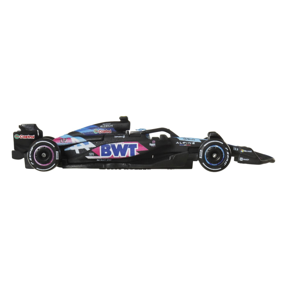 HOT WHEELS PREMIUM REAL RIDERS FORMULA 1 2024 MASINUTA METALICA BWT ALPINE F1 TEAM A524 NUMARUL 10 SCARA 1 LA 64 [3]