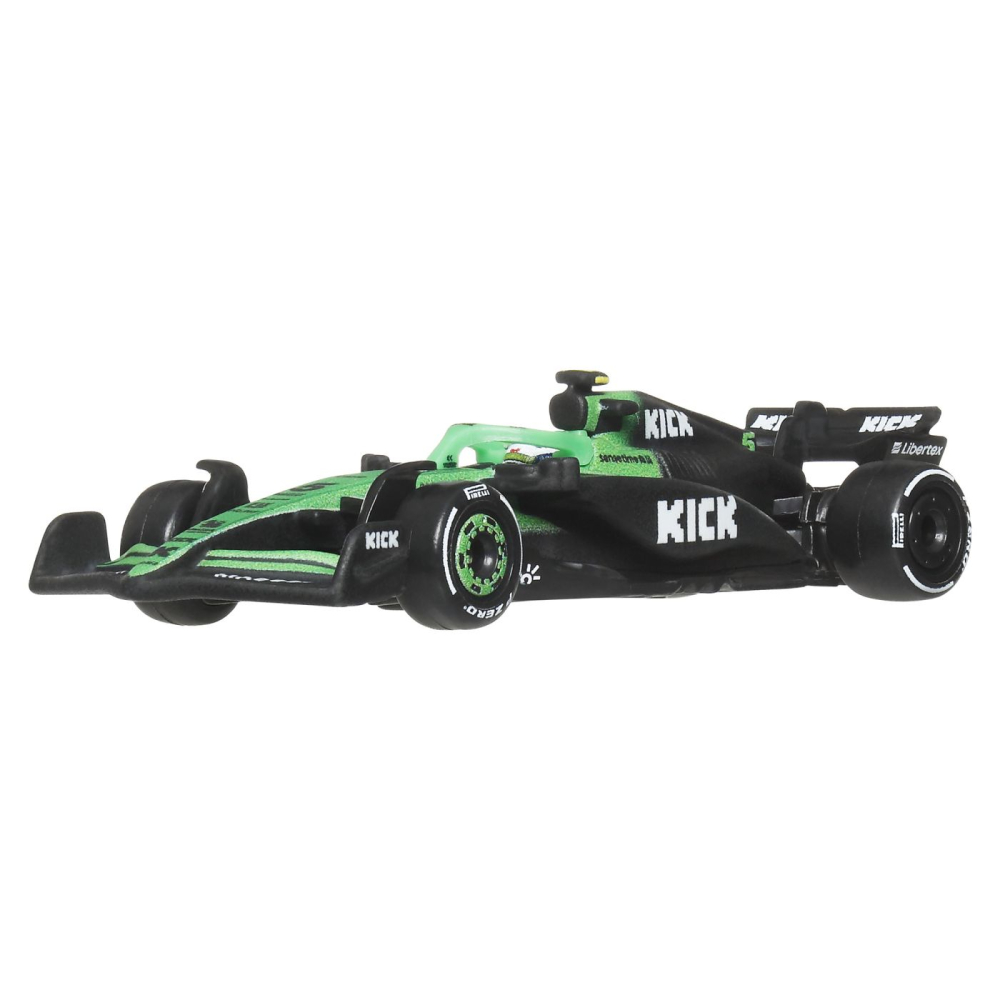 HOT WHEELS PREMIUM REAL RIDERS FORMULA 1 2024 MASINUTA METALICA KICK SAUBER F1 TEAM NUMARUL 5 SCARA 1 LA 64 [2]
