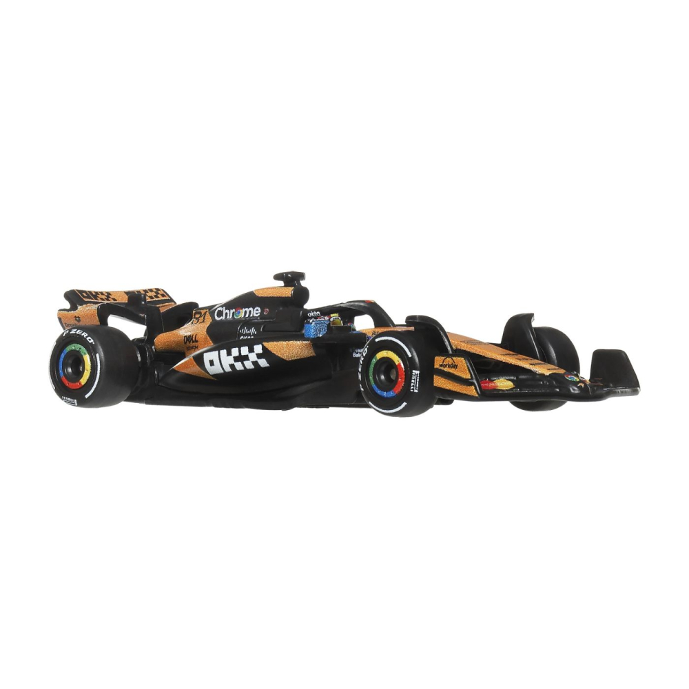 HOT WHEELS PREMIUM REAL RIDERS FORMULA 1 2024 MASINUTA METALICA MCLAREN FORMULA 1 TEAM NUMARUL 81 SCARA 1 LA 64 [4]