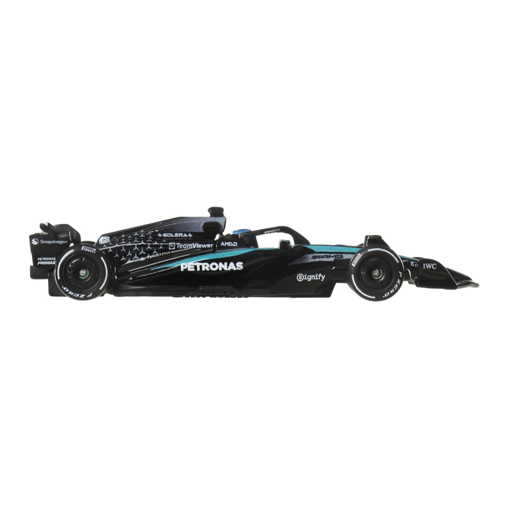 HOT WHEELS PREMIUM REAL RIDERS FORMULA 1 2024 MASINUTA METALICA MERCEDES AMG PETRONAS FORMULA ONE TEAM SCARA 1 LA 64 [3]