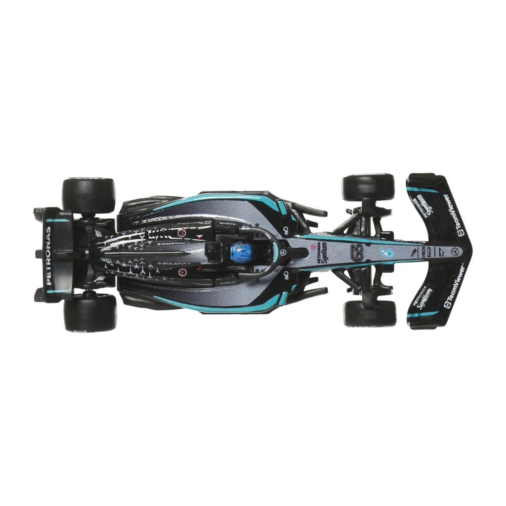 HOT WHEELS PREMIUM REAL RIDERS FORMULA 1 2024 MASINUTA METALICA MERCEDES AMG PETRONAS FORMULA ONE TEAM SCARA 1 LA 64 [4]