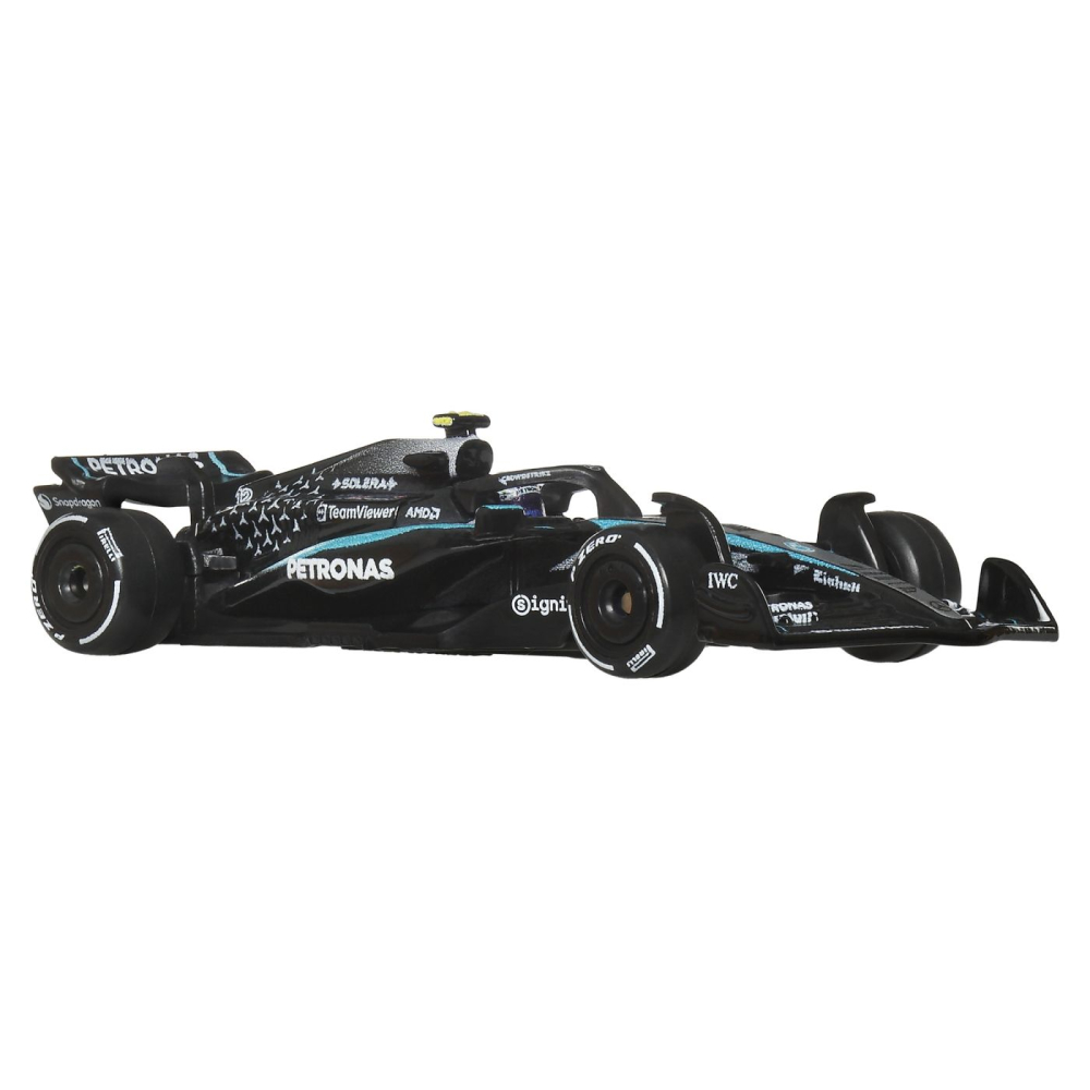 HOT WHEELS PREMIUM REAL RIDERS FORMULA 1 2024 MASINUTA METALICA MERCEDES AMG PETRONAS FORMULA ONE TEAM SCARA 1 LA 64 [2]