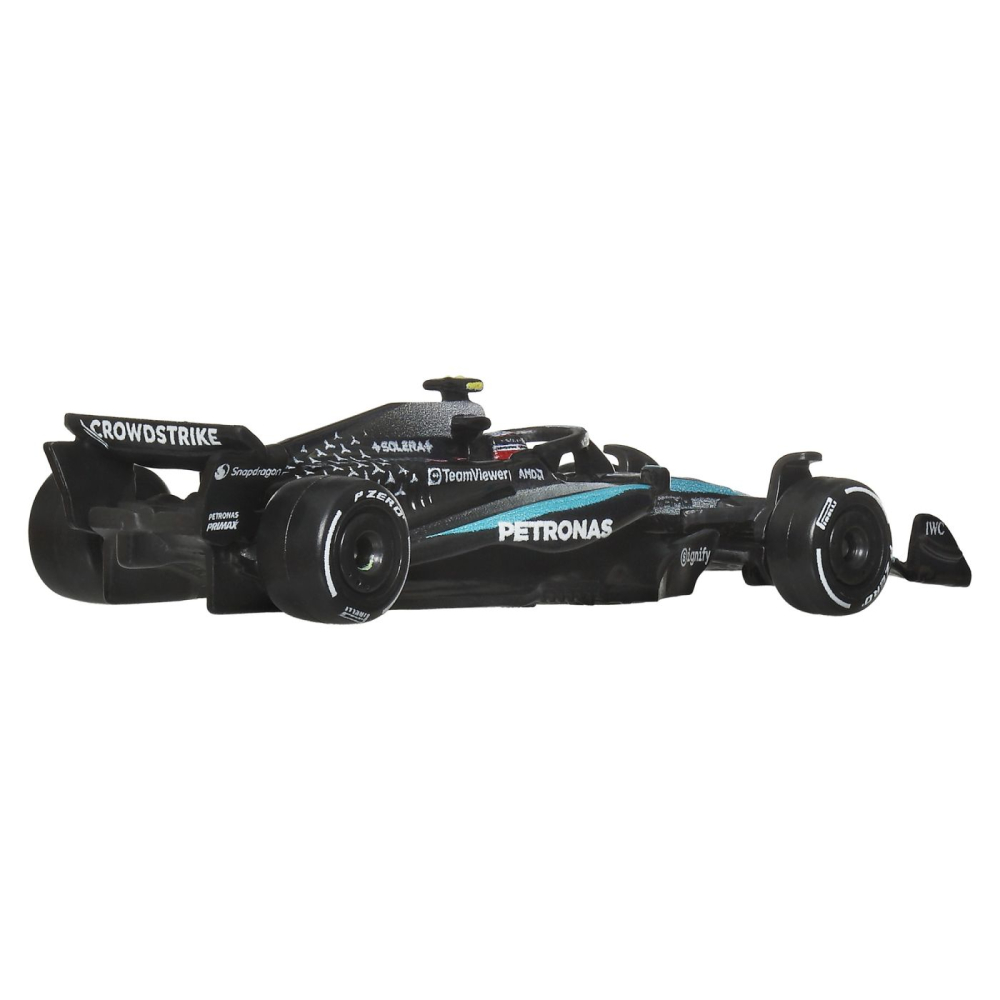 HOT WHEELS PREMIUM REAL RIDERS FORMULA 1 2024 MASINUTA METALICA MERCEDES AMG PETRONAS FORMULA ONE TEAM SCARA 1 LA 64 [3]