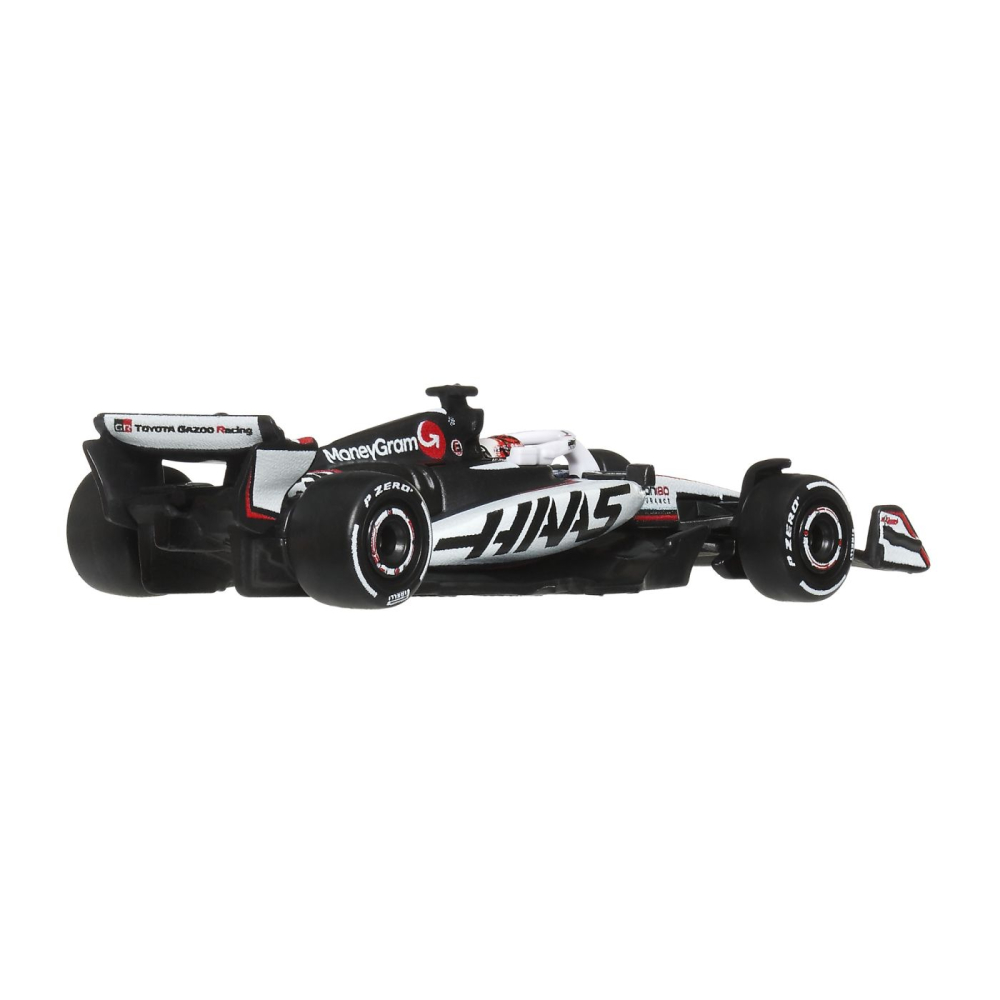 HOT WHEELS PREMIUM REAL RIDERS FORMULA 1 2024 MASINUTA METALICA MONEYGRAM HAAS  F1 TEAM SCARA 1 LA 64 [6]