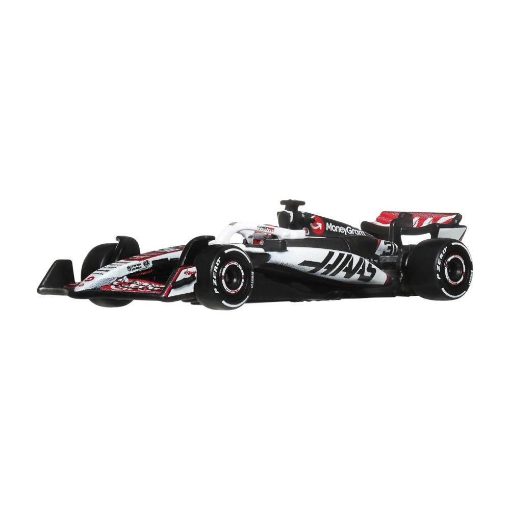 HOT WHEELS PREMIUM REAL RIDERS FORMULA 1 2024 MASINUTA METALICA MONEYGRAM HAAS  F1 TEAM SCARA 1 LA 64 [5]