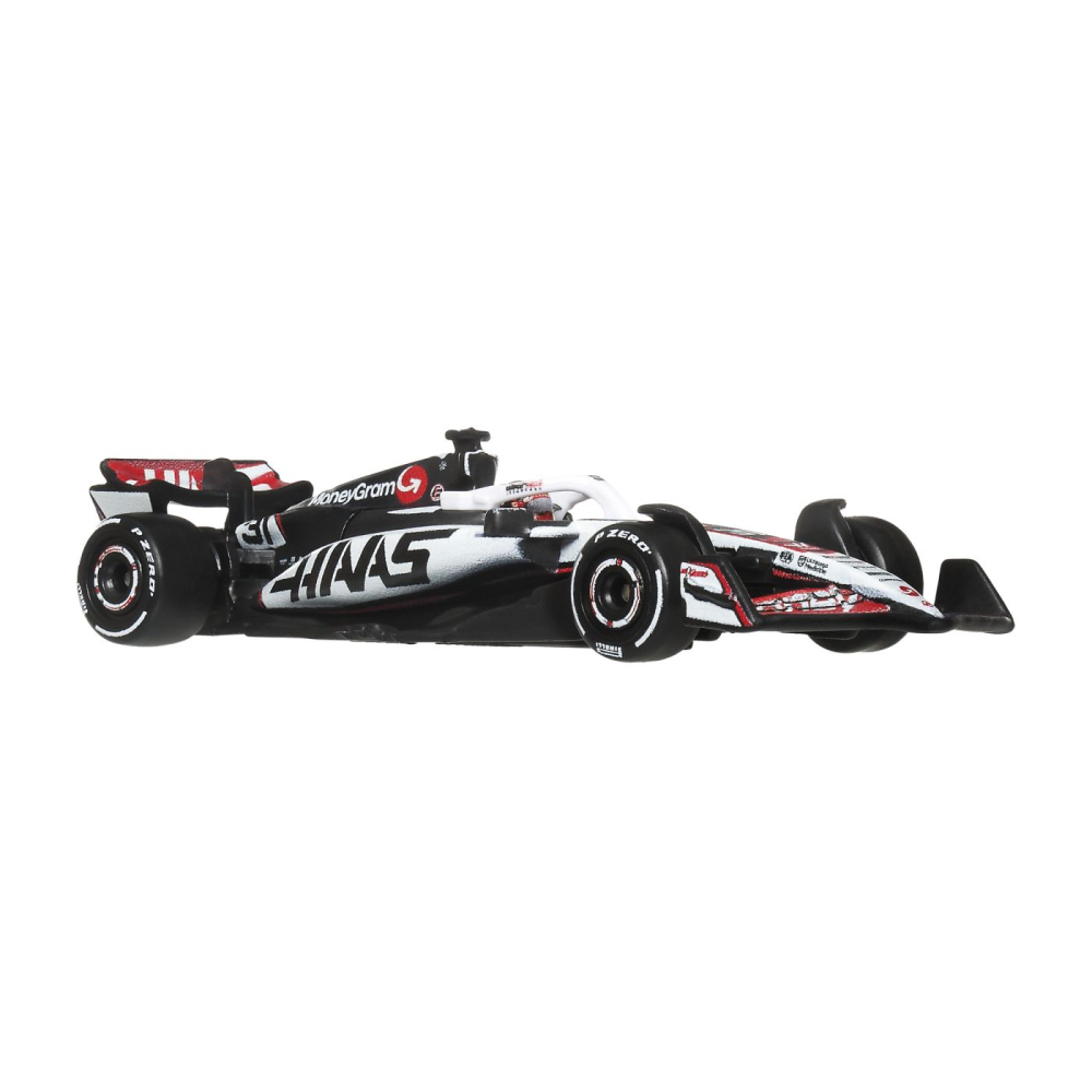 HOT WHEELS PREMIUM REAL RIDERS FORMULA 1 2024 MASINUTA METALICA MONEYGRAM HAAS  F1 TEAM SCARA 1 LA 64 [2]
