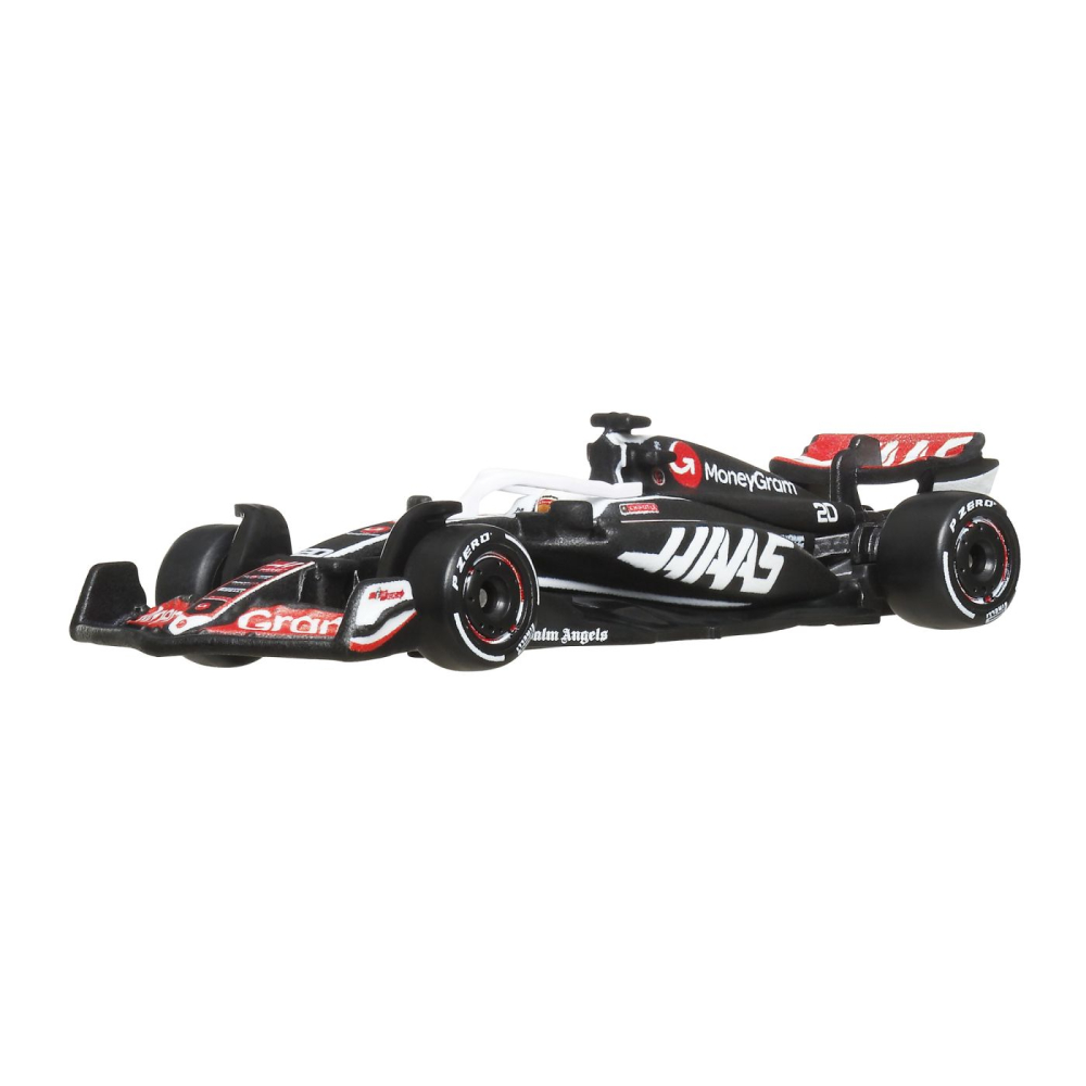 HOT WHEELS PREMIUM REAL RIDERS FORMULA 1 2024 MASINUTA METALICA MONEYGRAM HAAS F1 TEAM VF 24 NUMARUL 20 SCARA 1 LA 64 [5]
