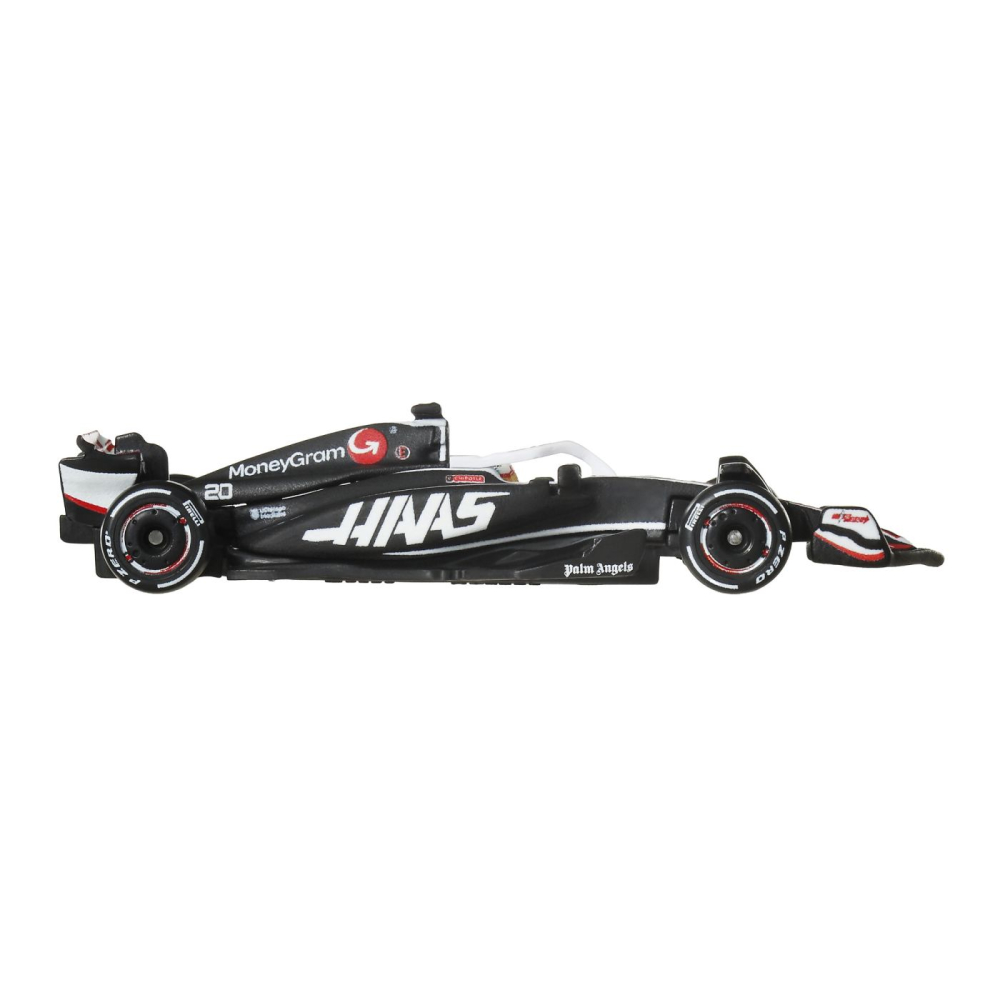 HOT WHEELS PREMIUM REAL RIDERS FORMULA 1 2024 MASINUTA METALICA MONEYGRAM HAAS F1 TEAM VF 24 NUMARUL 20 SCARA 1 LA 64 [3]