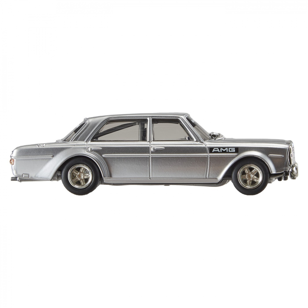 HOT WHEELS PREMIUM REAL RIDERS MASINUTA METALICA MERCEDES BENZ 300 SEL 6.8 AMG SCARA 1:43 [6]