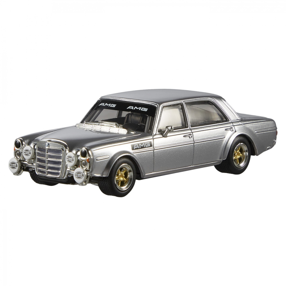 HOT WHEELS PREMIUM REAL RIDERS MASINUTA METALICA MERCEDES BENZ 300 SEL 6.8 AMG SCARA 1:43 [7]