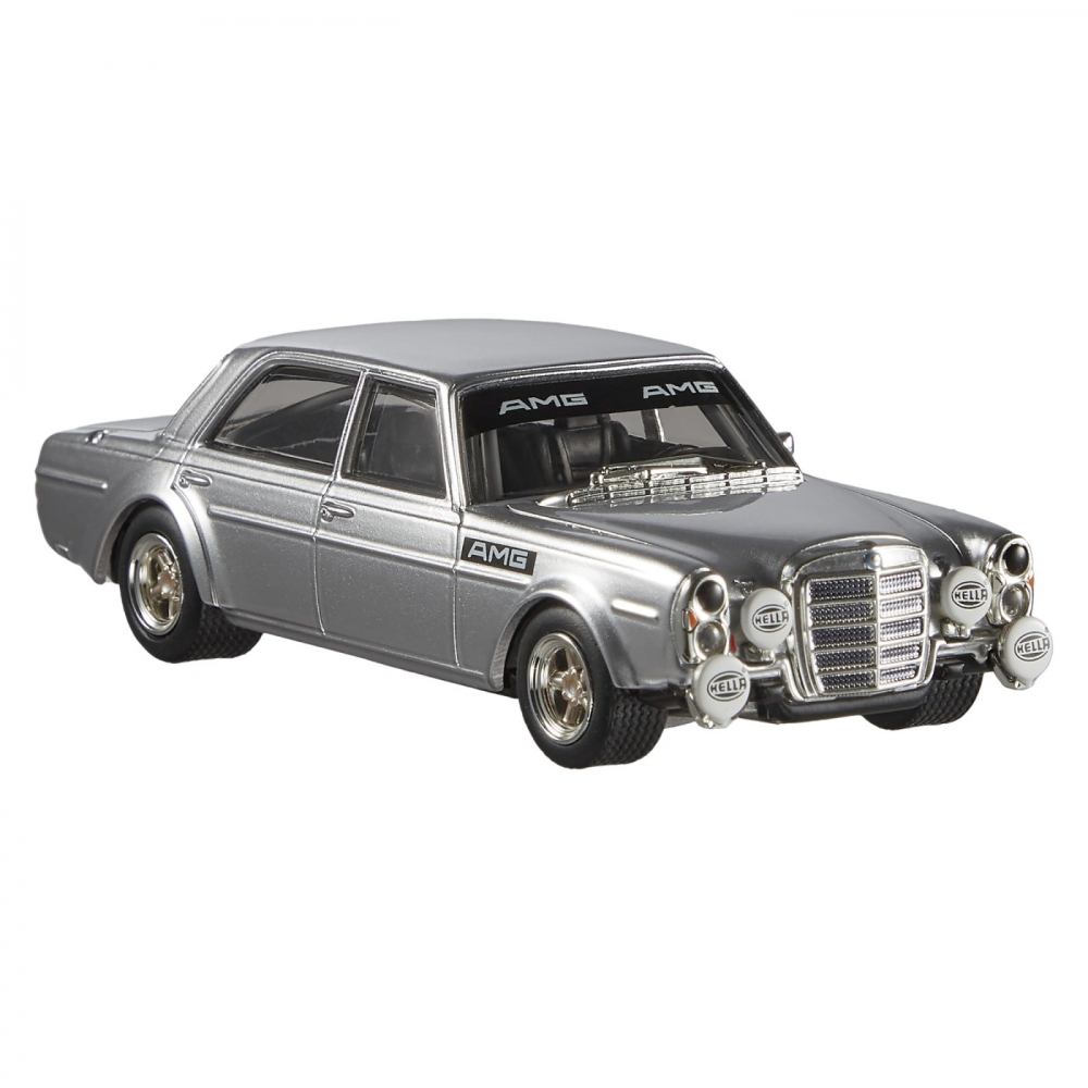 HOT WHEELS PREMIUM REAL RIDERS MASINUTA METALICA MERCEDES BENZ 300 SEL 6.8 AMG SCARA 1:43 [2]