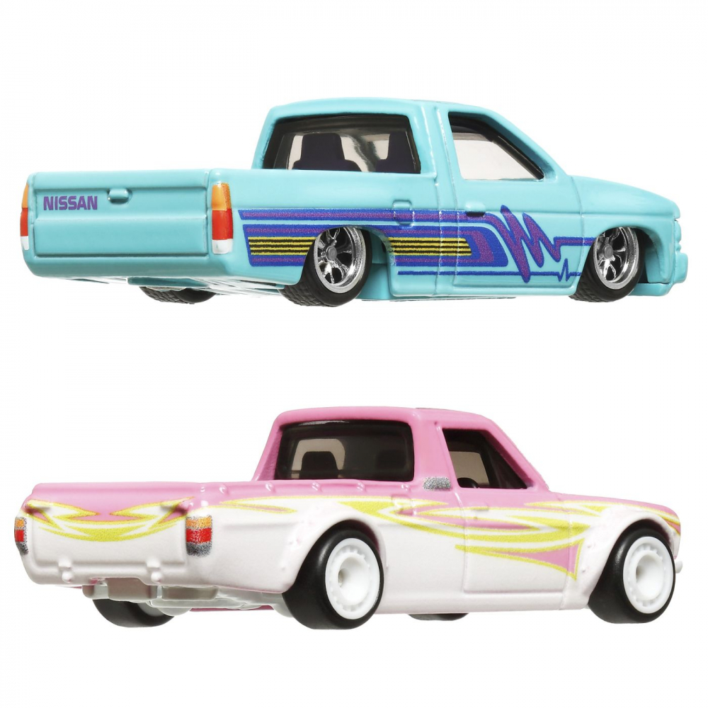 HOT WHEELS PREMIUM SET 2 MASINUTE METALICE DATSUN SUNNY TRUCK SI NISSAN HARDBODY SCARA 1:64 [5]