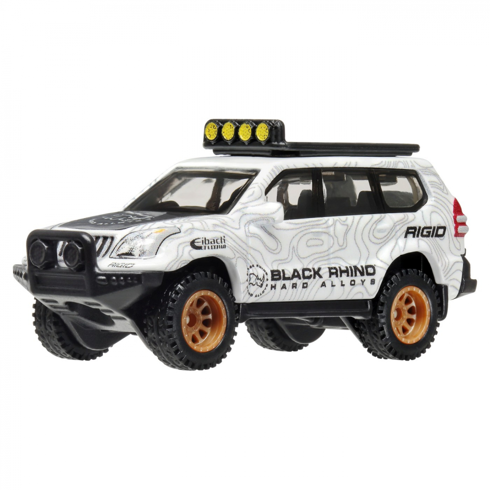 Hot Wheels Premium Set 2 Masinute Metalice Toyota Land Cruiser Prado Si Mercedes Benz Sprinter Tourer Scara 1:64 [3]