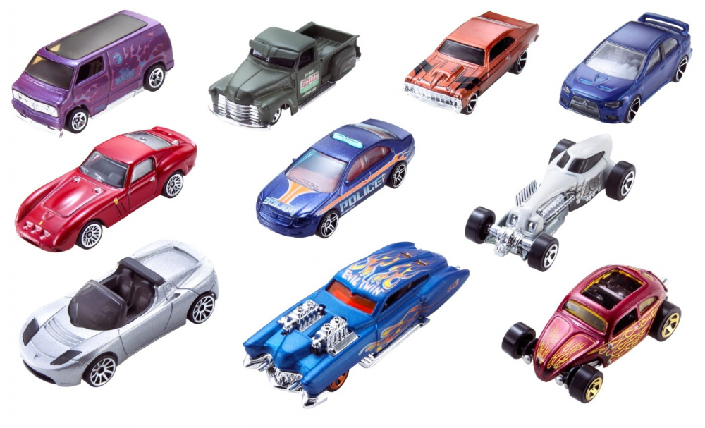 HOT WHEELS SET 10 MASINUTE SCARA 1:64 [3]
