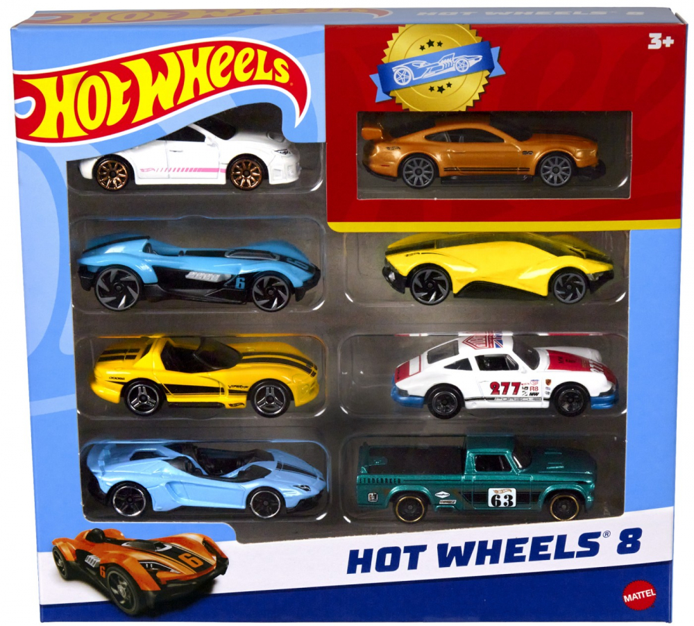 HOT WHEELS SET 8 MASINUTE METALICE SCARA 1:64 [1]