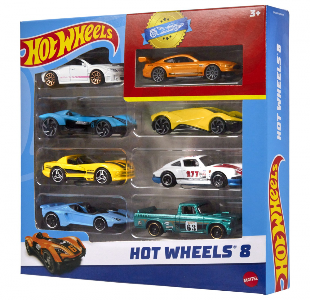 HOT WHEELS SET 8 MASINUTE METALICE SCARA 1:64 [2]