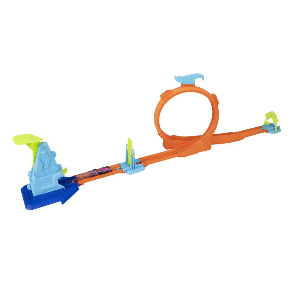 HOT WHEELS STUNT TRACKS PISTA CASCADORII CU BUCLA SI MASINUTA INCLUSA [2]
