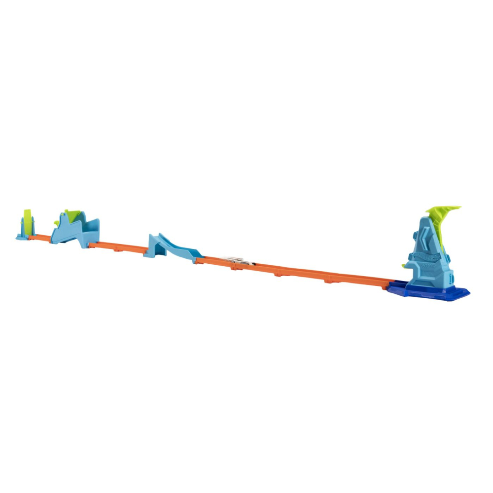 HOT WHEELS STUNT TRACKS PISTA CASCADORII SARITURA CU PROPULSIE CU MASINUTA INCLUSA [3]
