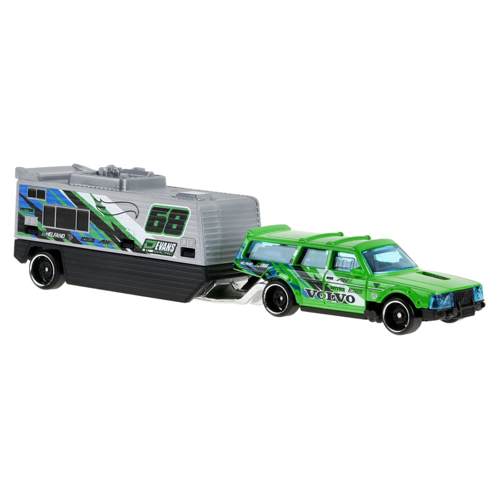 HOT WHEELS TRACK FLEET MASINA FLOTA VOLVO 24O DRIFT CAMPER SCARA 1 LA 64 [3]
