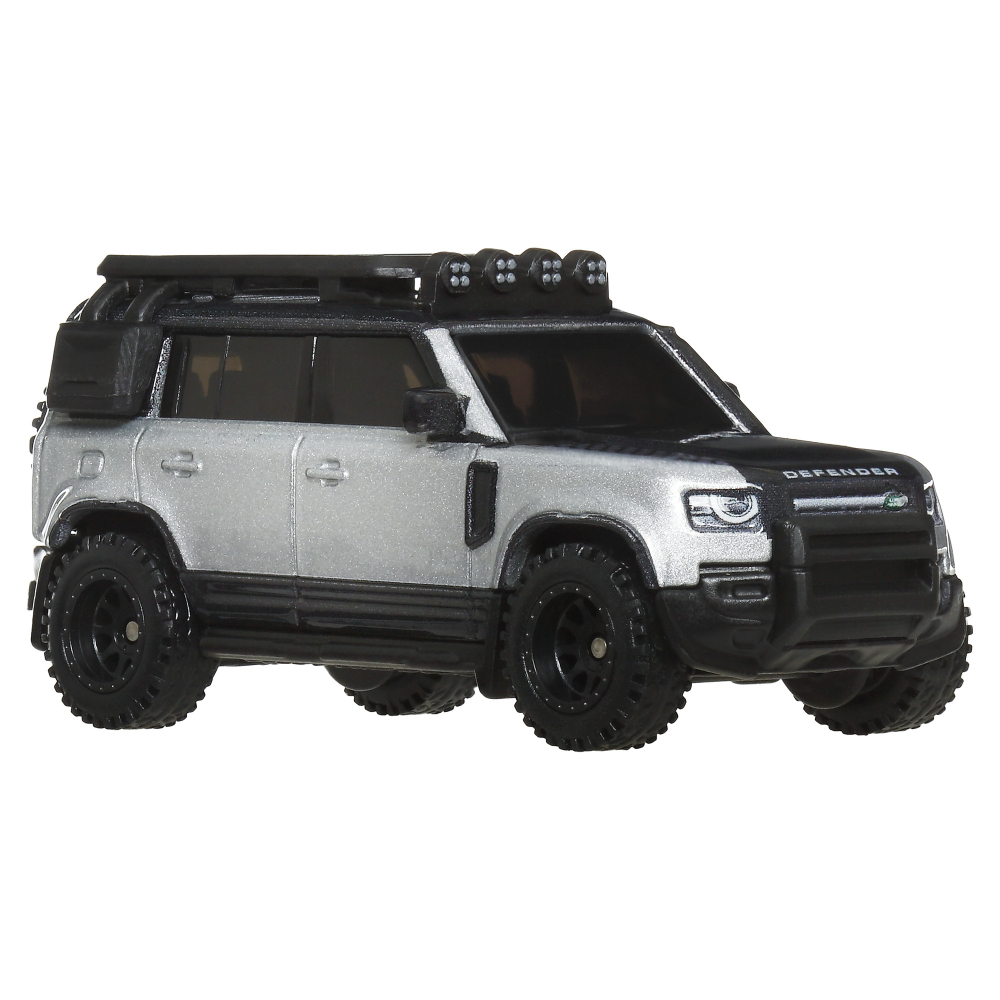 HOT WHEELS TRANSPORTATOR LAND ROVER DEFENDER 110 2023 CU MASINUTA JAGUAR MK1 SCARA 1 LA 64 [8]