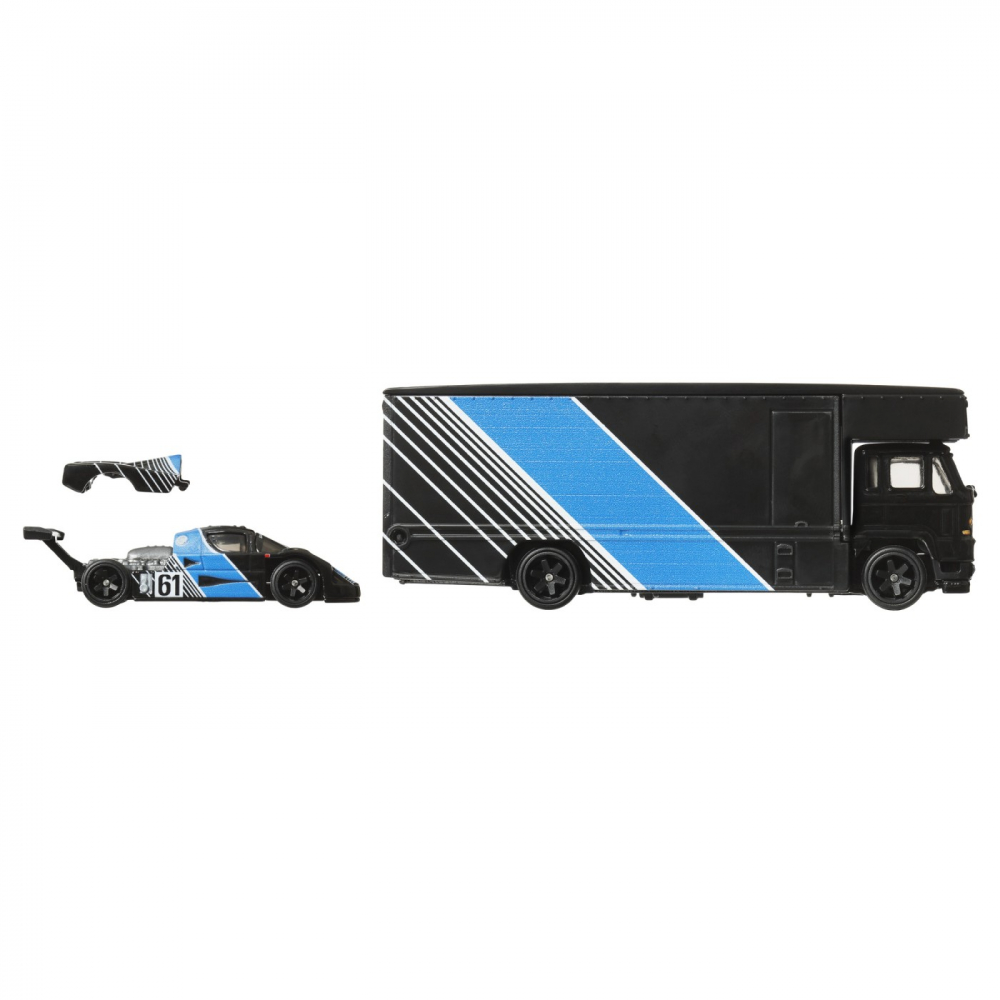 HOT WHEELS TRANSPORTATOR SAUBER MERCEDES C9 CU MASINUTA FLEET FLYER SCARA 1:64 [5]