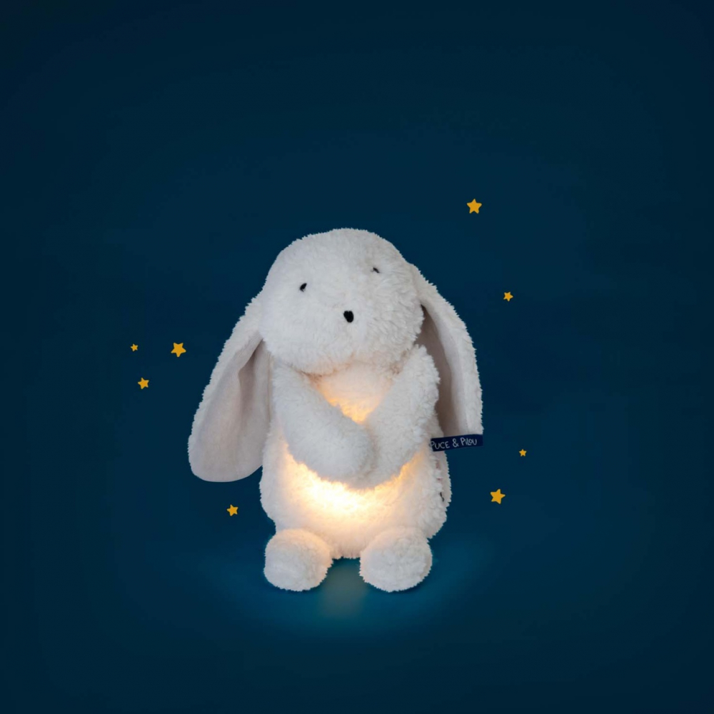 Iepuras plus cu lumina de veghe pentru bebelusi, Moulin Roty [4]