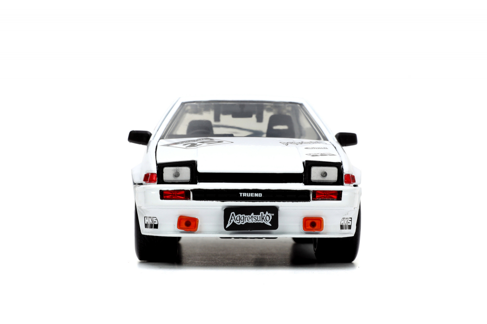JADA AGGRETSUKO SET MASINUTA METALICA SI FIGURINA AGGRETSUKO SI TOYOTA TRUENO SCARA 1:24 [3]
