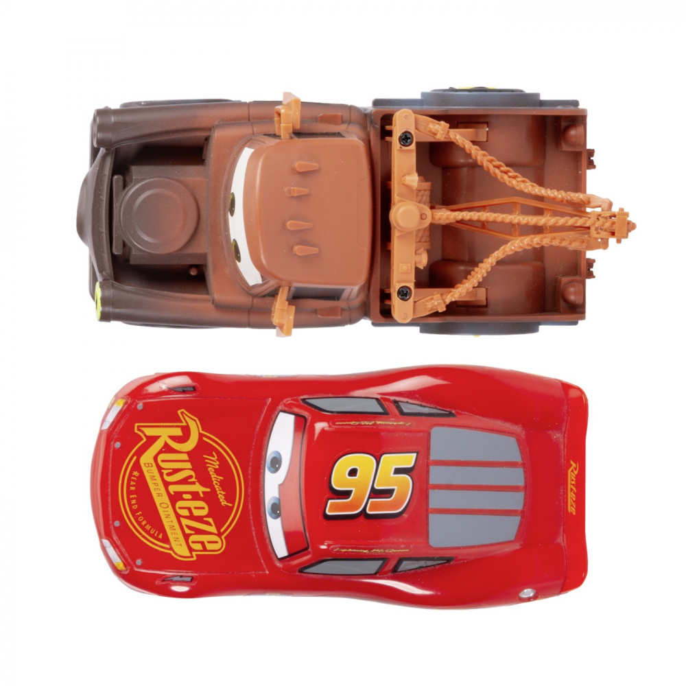 JADA CARS SET 2 MASINUTE CU TELECOMANDA FULGER MCQUEEN SI MATER SCARA 1:32 [5]